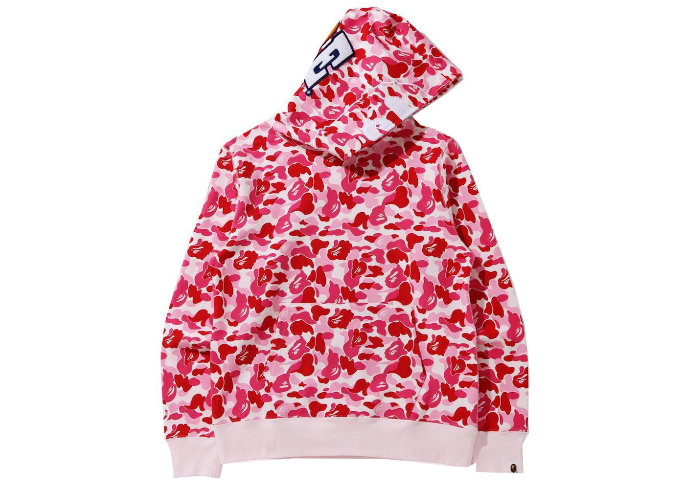 BAPE ABC Camo 2nd Ape Wide Fit Pullover Hoodie Pink