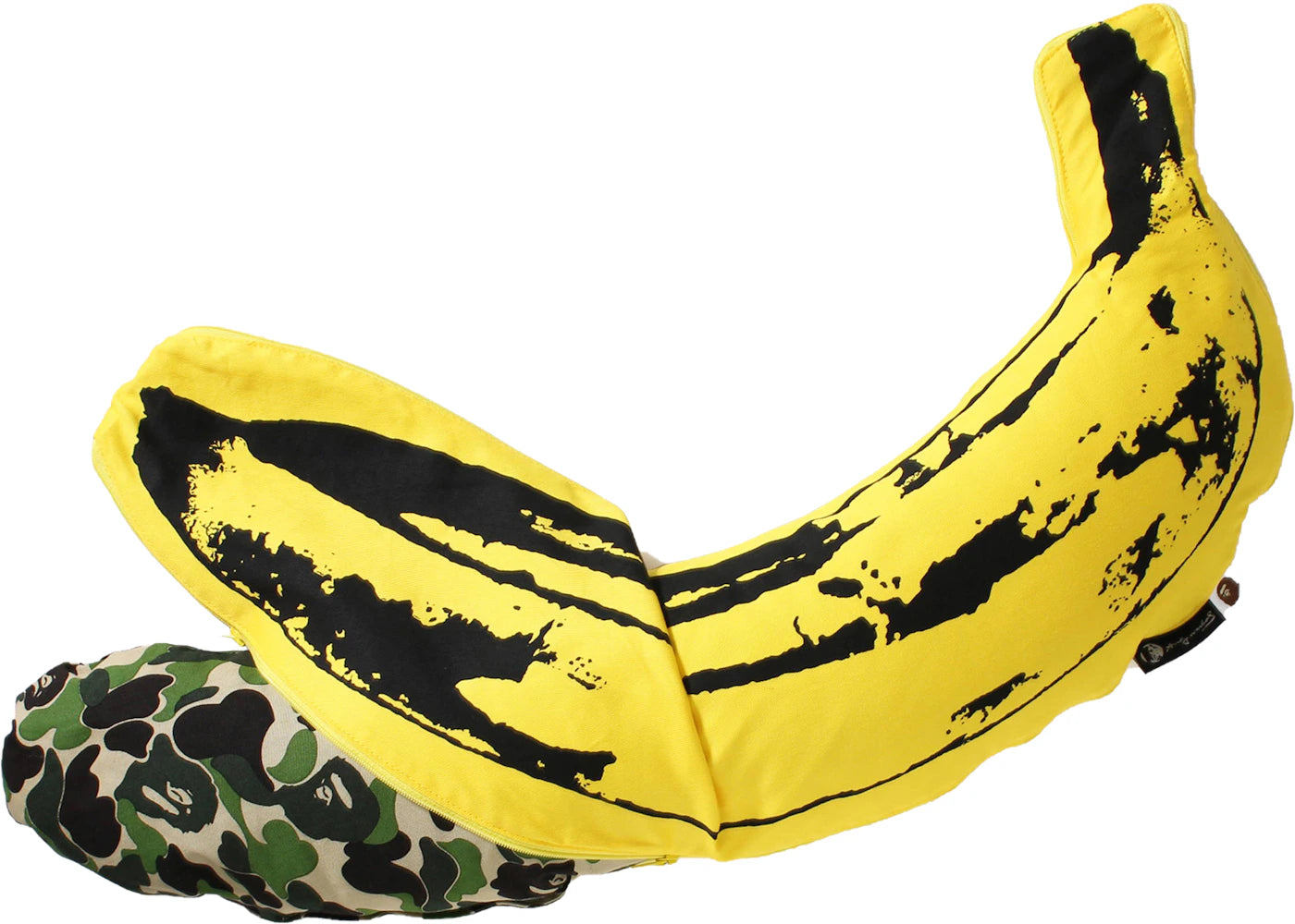 BAPE ABC Camo Andy Warhol Banana Cushion (Small) Green