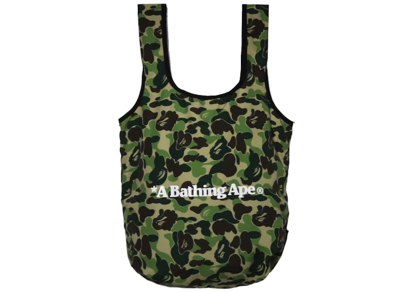 BAPE ABC Camo Ape Head Utility Bag Green