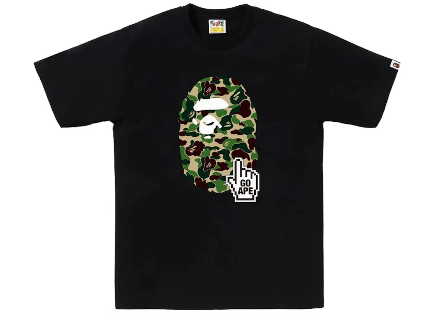 BAPE ABC Camo BAPE Online Tee Black/Green