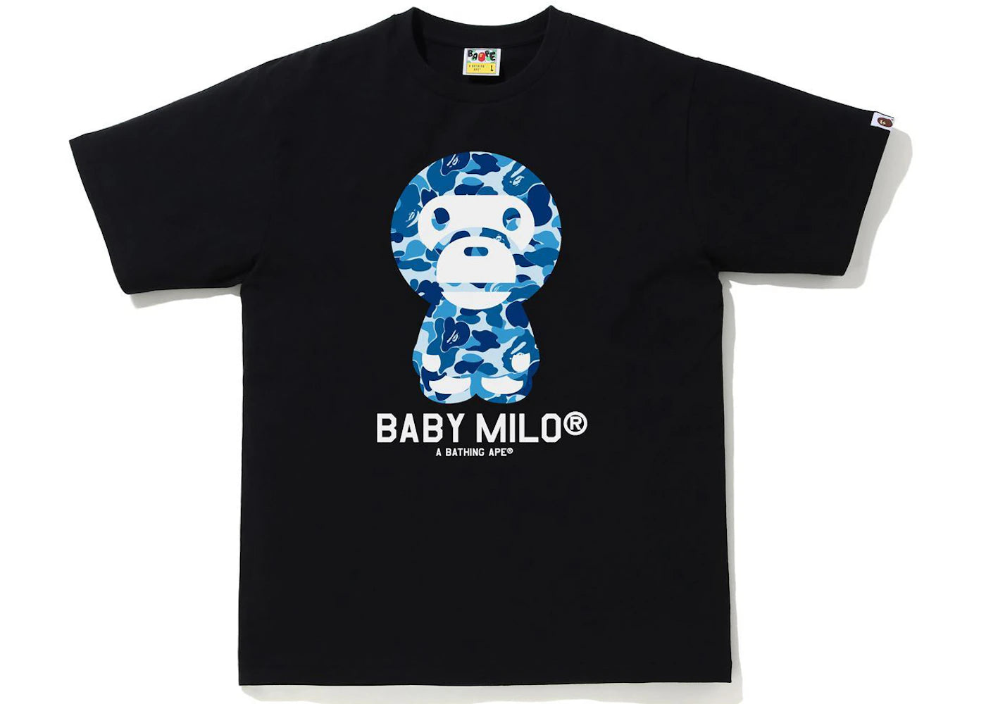 BAPE ABC Camo Baby Milo Tee Black/Blue