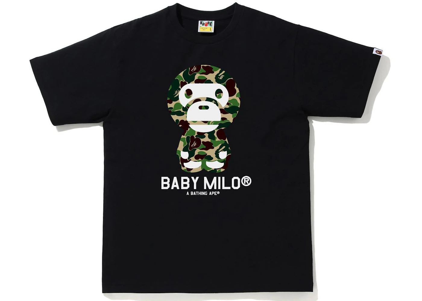 BAPE ABC Camo Baby Milo Tee Black/Green