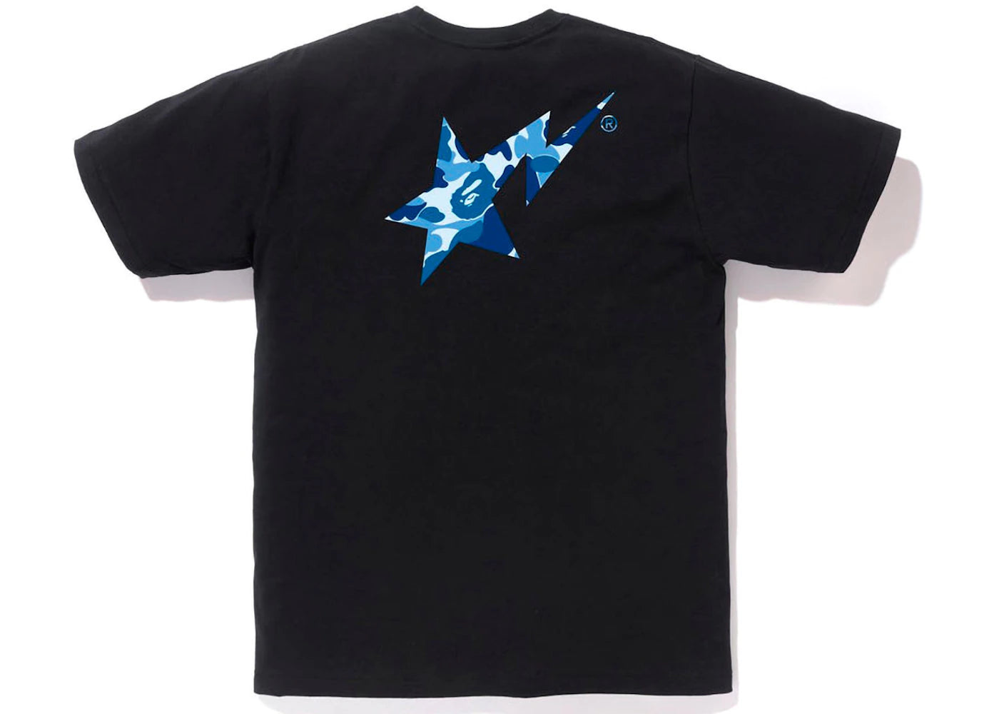 BAPE ABC Camo Bape Sta Logo Tee Black Blue