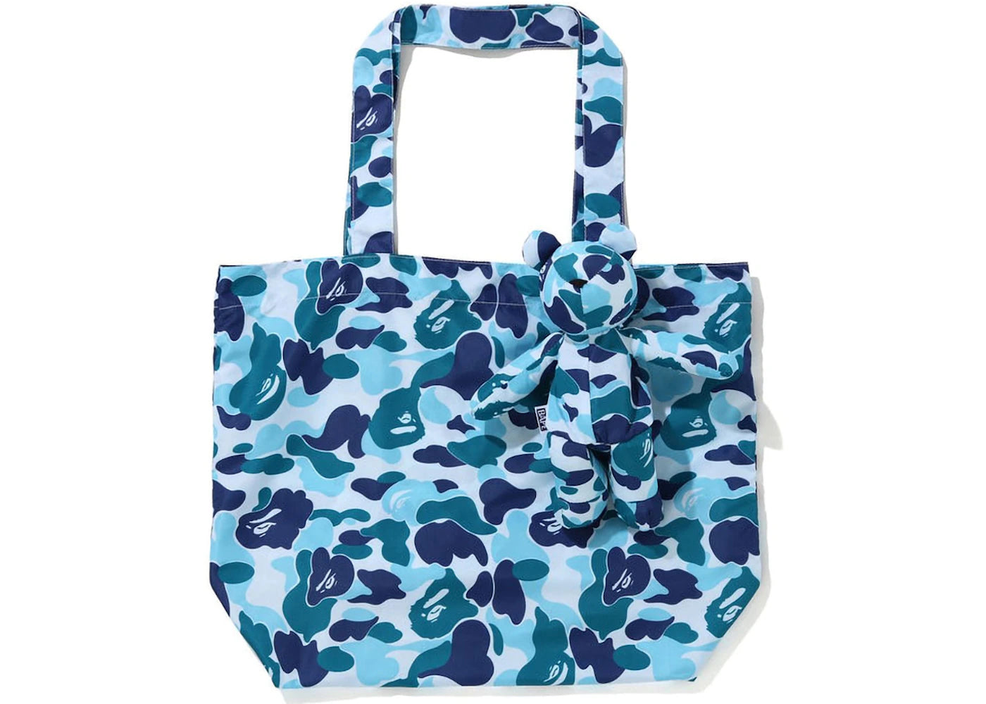 BAPE ABC Camo Bear Eco S Bag Blue