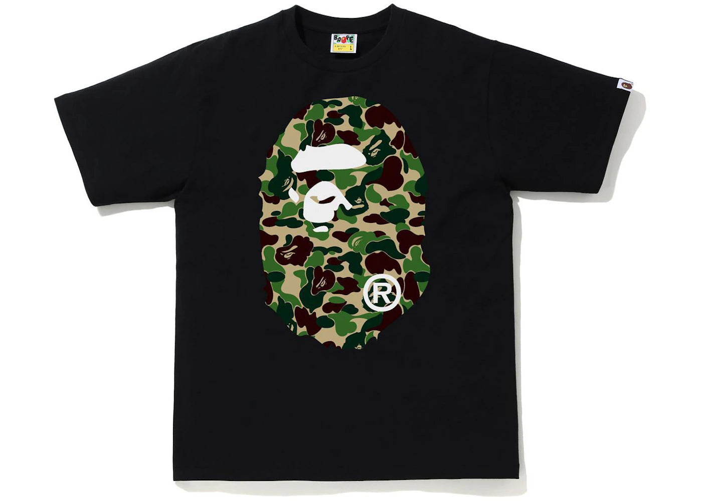 BAPE ABC Camo Big Ape Tee Black/Green