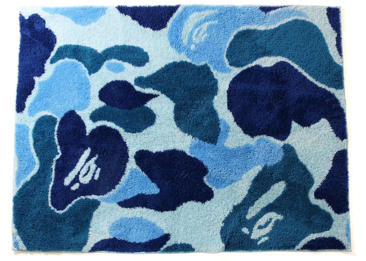 BAPE ABC Camo Big Rug Mat Blue