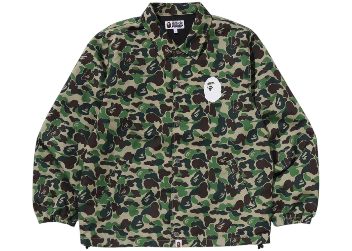 BAPE ABC Camo Coach Jacket Green