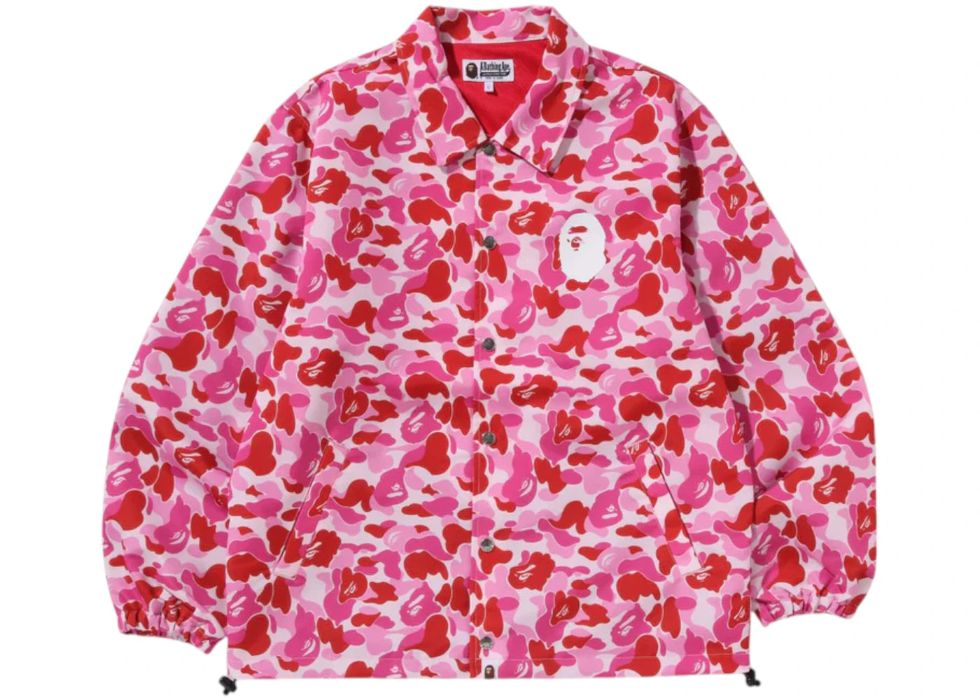 BAPE ABC Camo Coach Jacket Pink