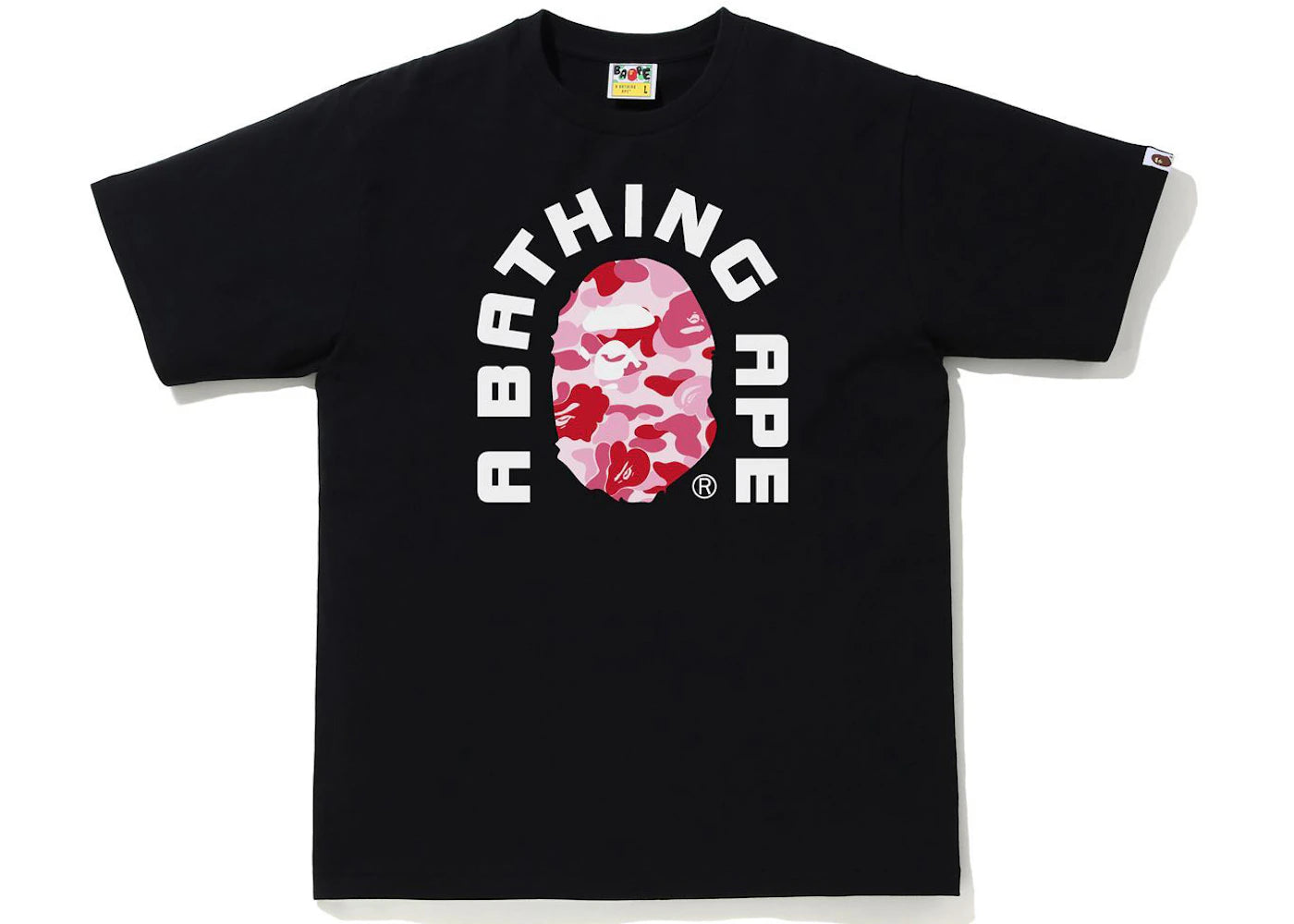 BAPE ABC Camo College 2020 Tee Black/Pink