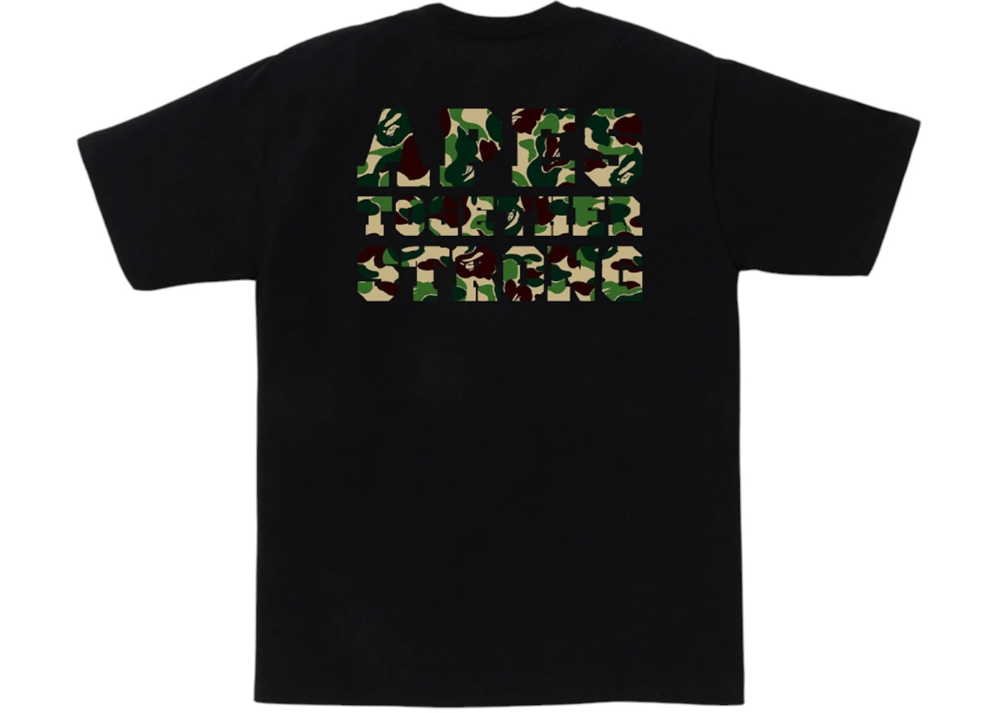 BAPE ABC Camo College ATS Tee Black/Green