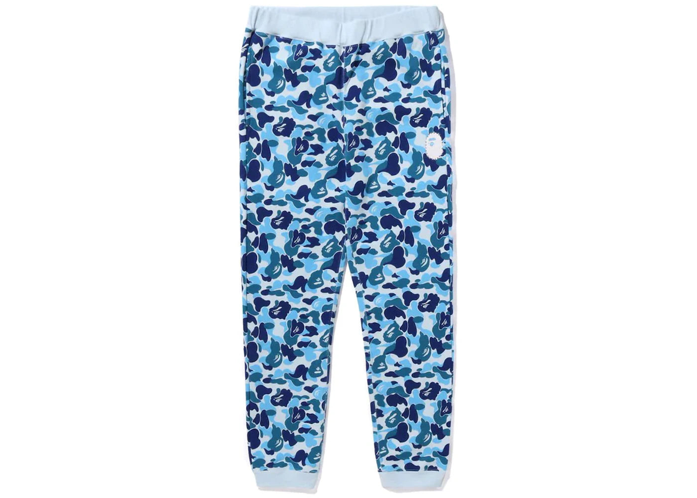 BAPE ABC Camo Crystal Stone Sweat Pants Blue