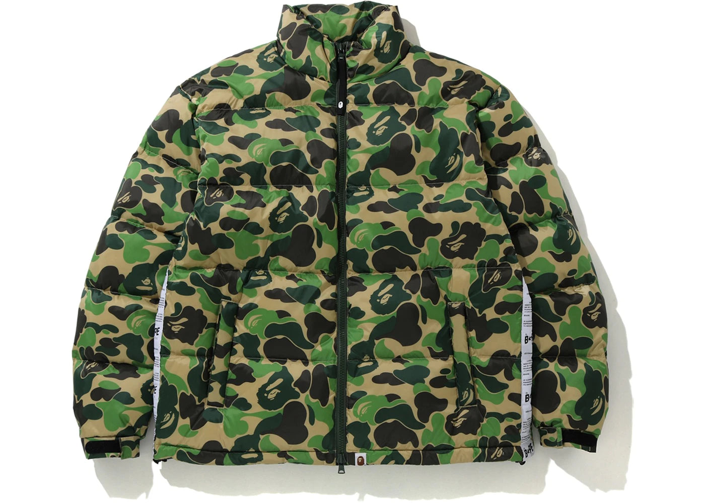 BAPE ABC Camo Down Jacket Green