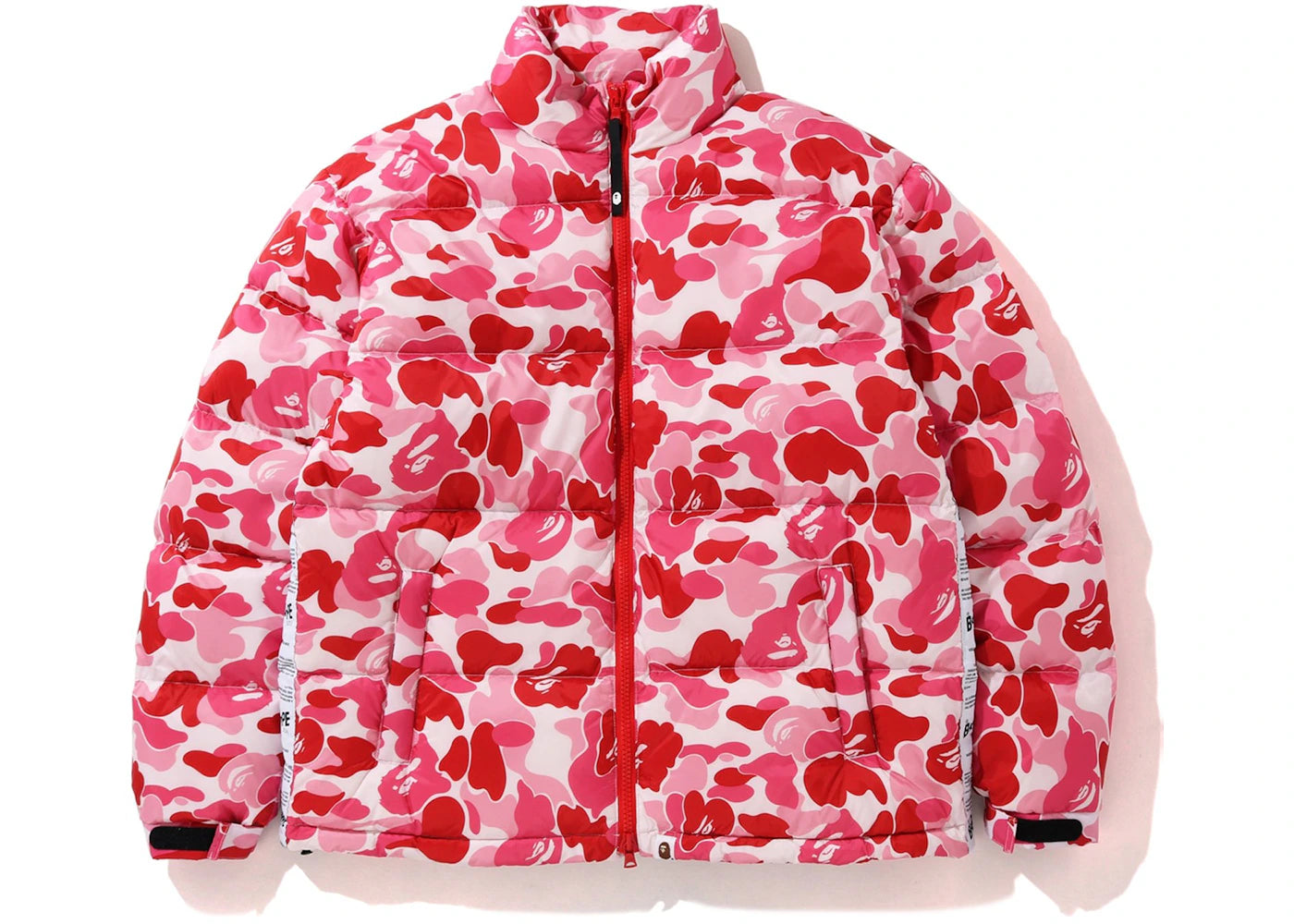 BAPE ABC Camo Down Jacket Pink