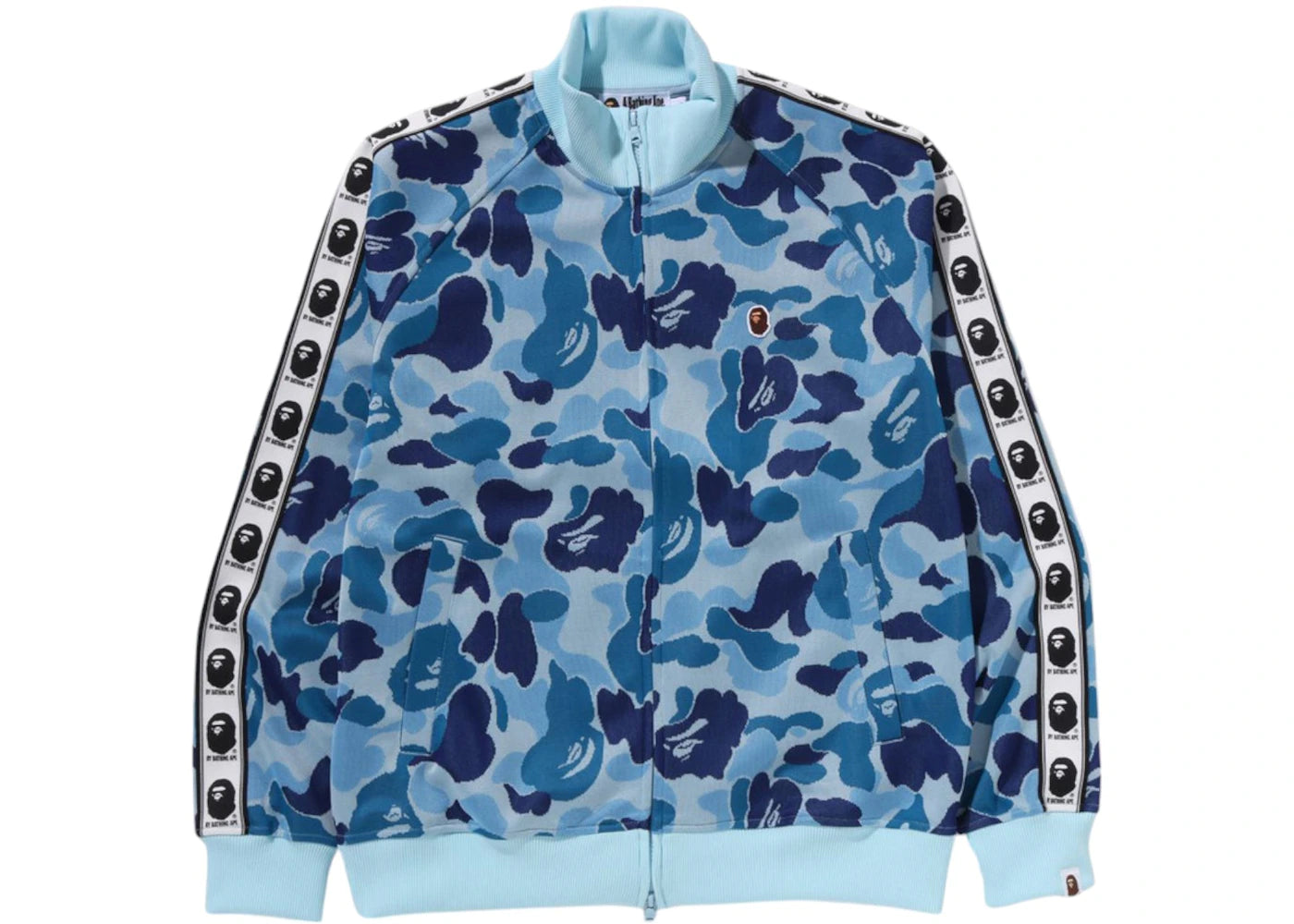 BAPE ABC Camo Jacquard Track Jacket Blue