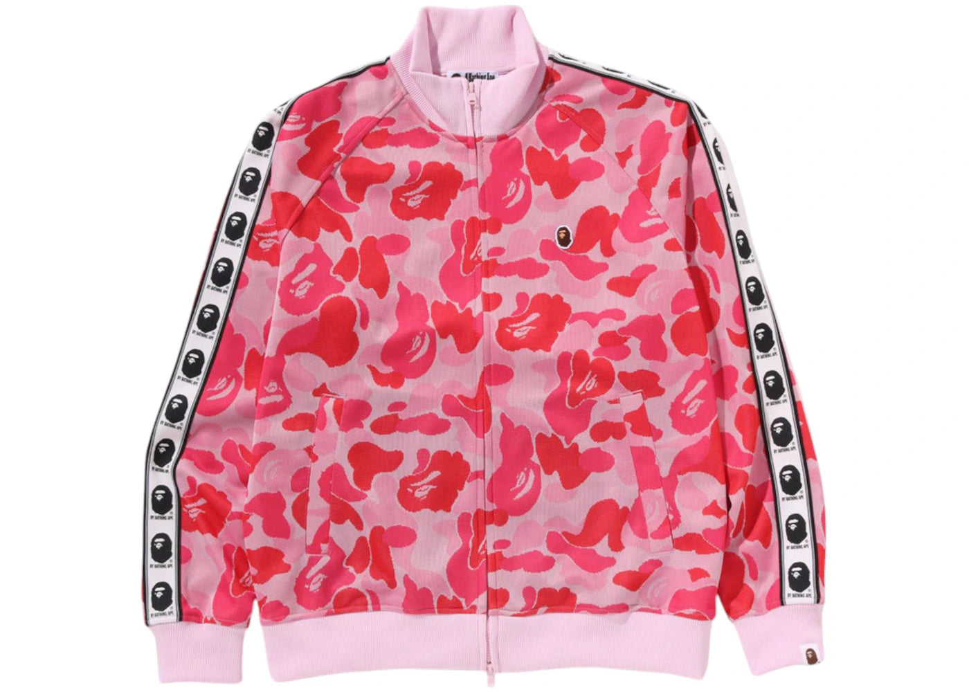 BAPE ABC Camo Jacquard Track Jacket Pink