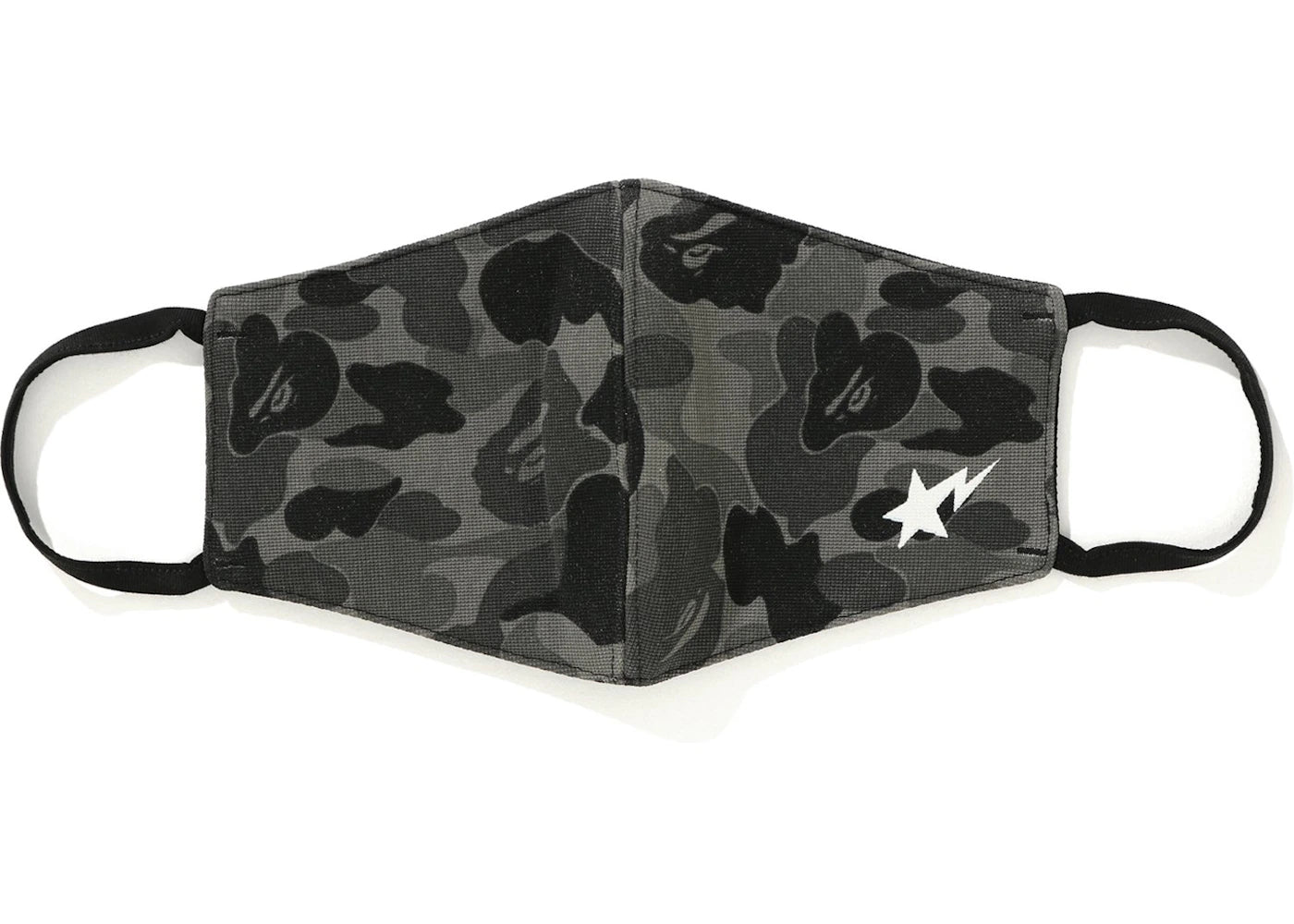 BAPE ABC Camo Mask (Bapesta) Black