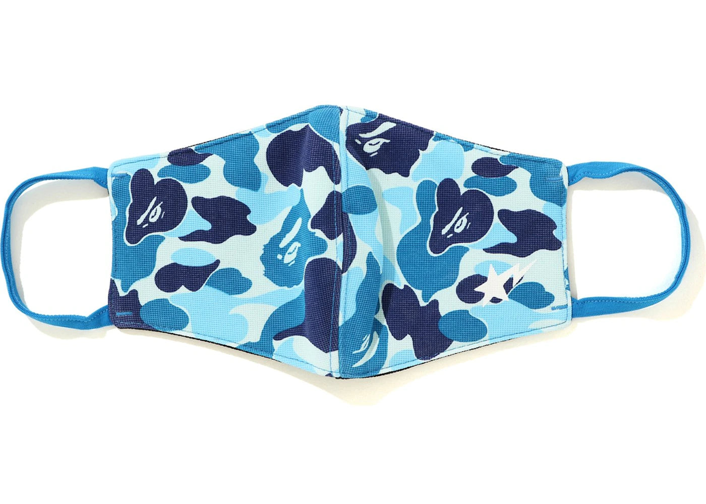 BAPE ABC Camo Mask (Bapesta) Blue