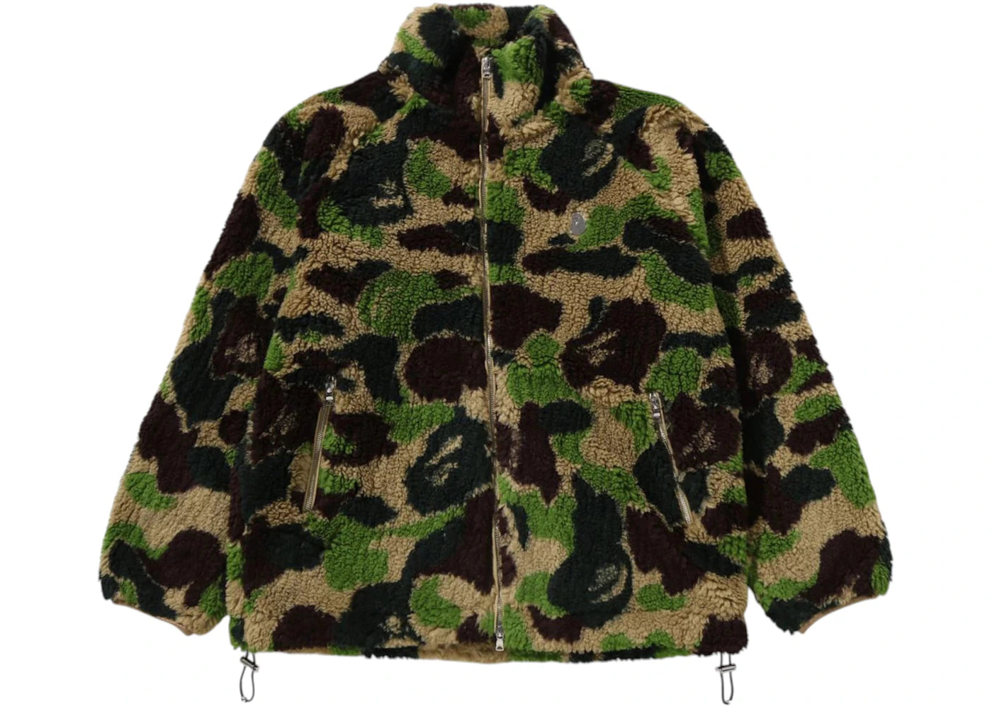 BAPE ABC Camo Metal One Point Boa Jacket Green