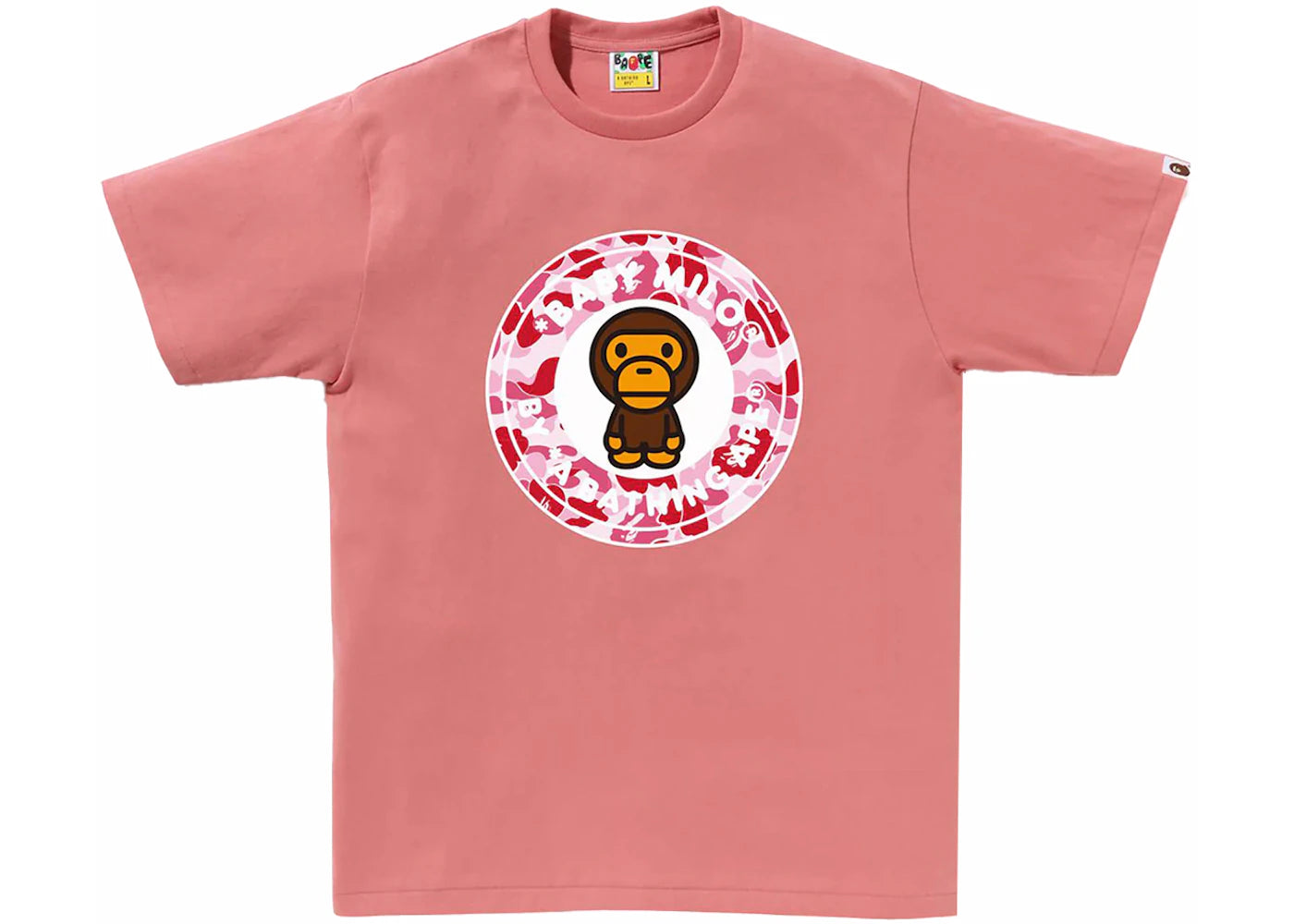 BAPE ABC Camo Milo Busy Works Tee Pink/Pink
