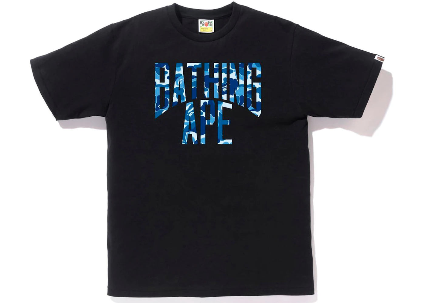 BAPE ABC Camo NYC Logo Tee Black Blue