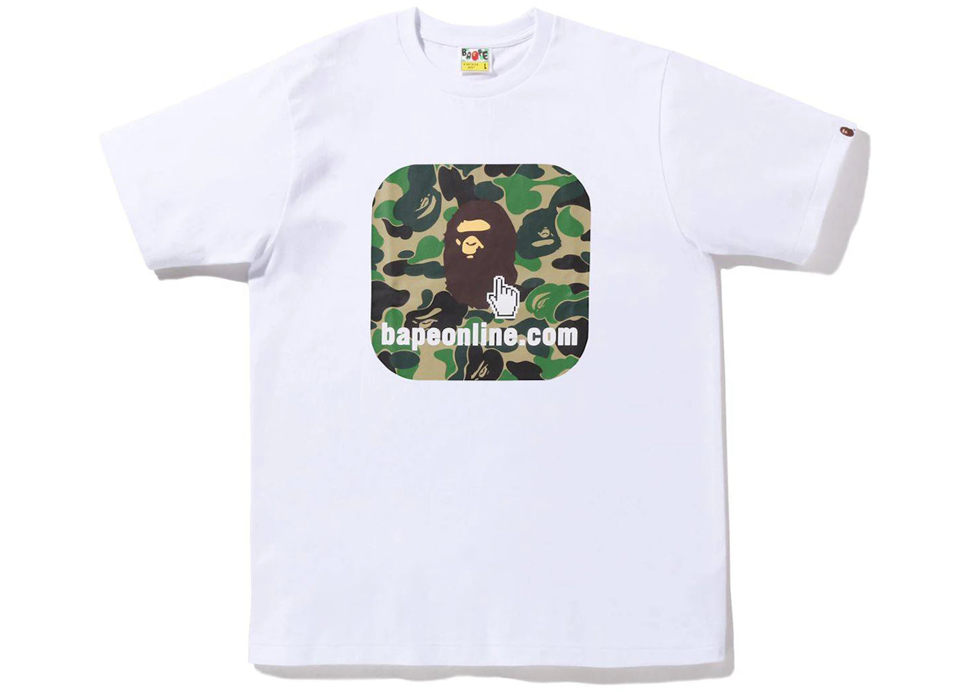 BAPE ABC Camo Online Exclusive Tee White