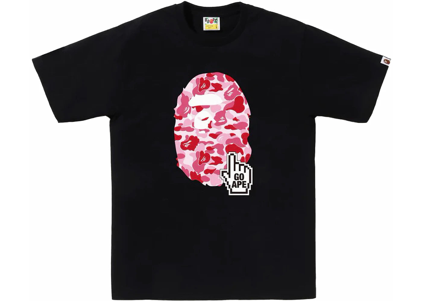 BAPE ABC Camo Online Tee (FW23) Black/Pink