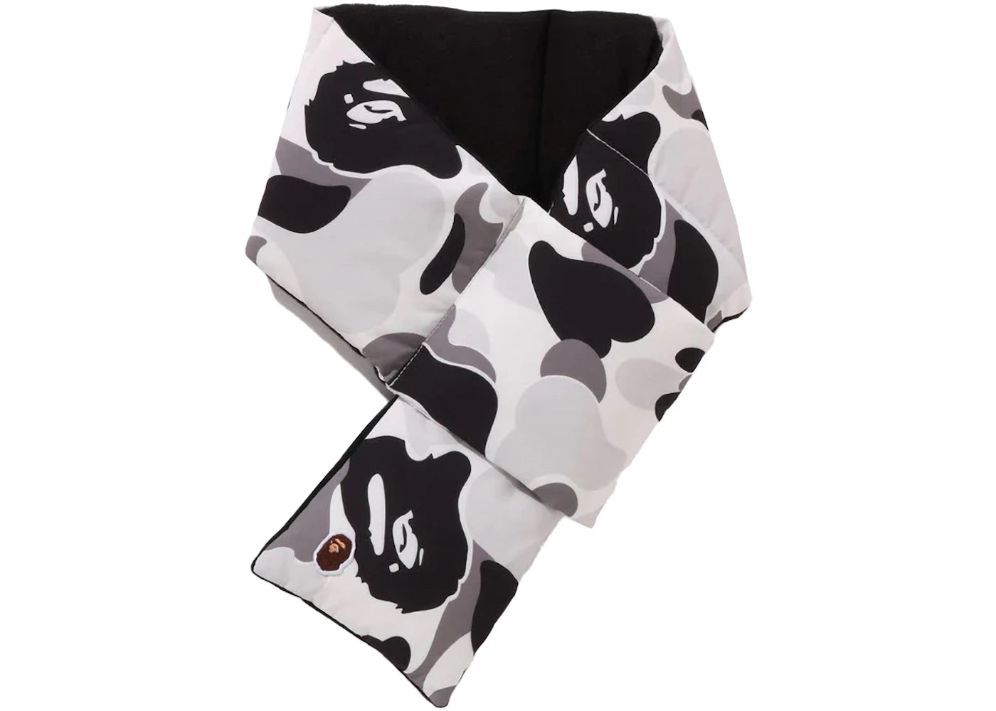BAPE ABC Camo Pocket Fleece Scarf Gray