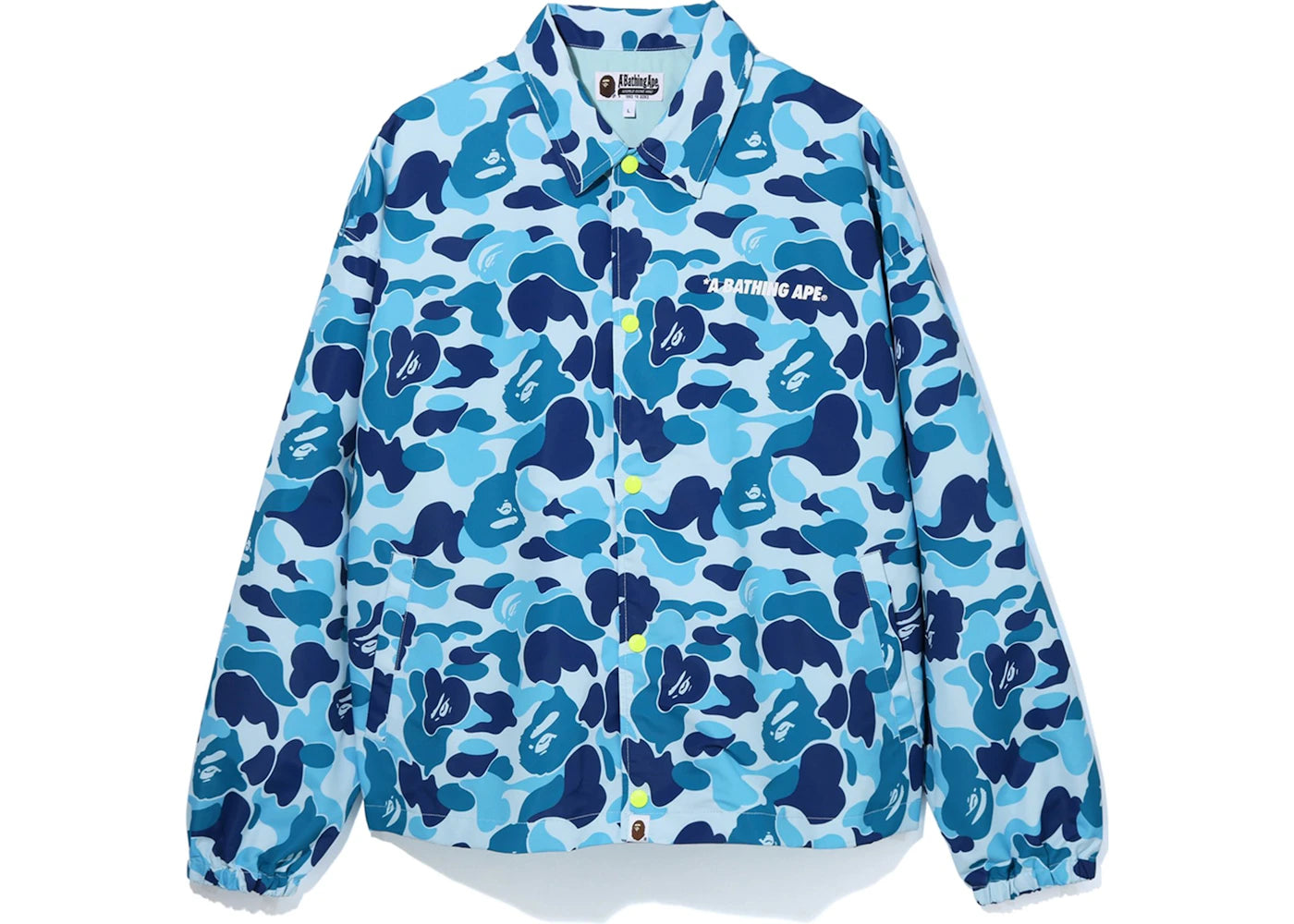 BAPE ABC Camo Relaxed Coach Jacket Blue