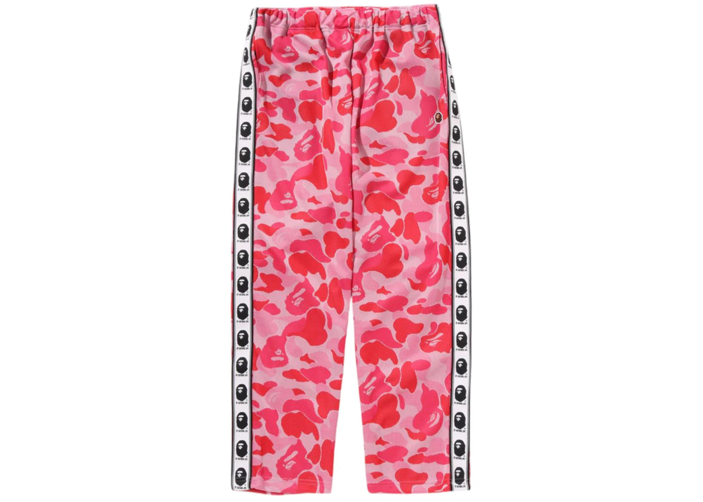 BAPE ABC Camo Relaxed Fit Track Pants Pink