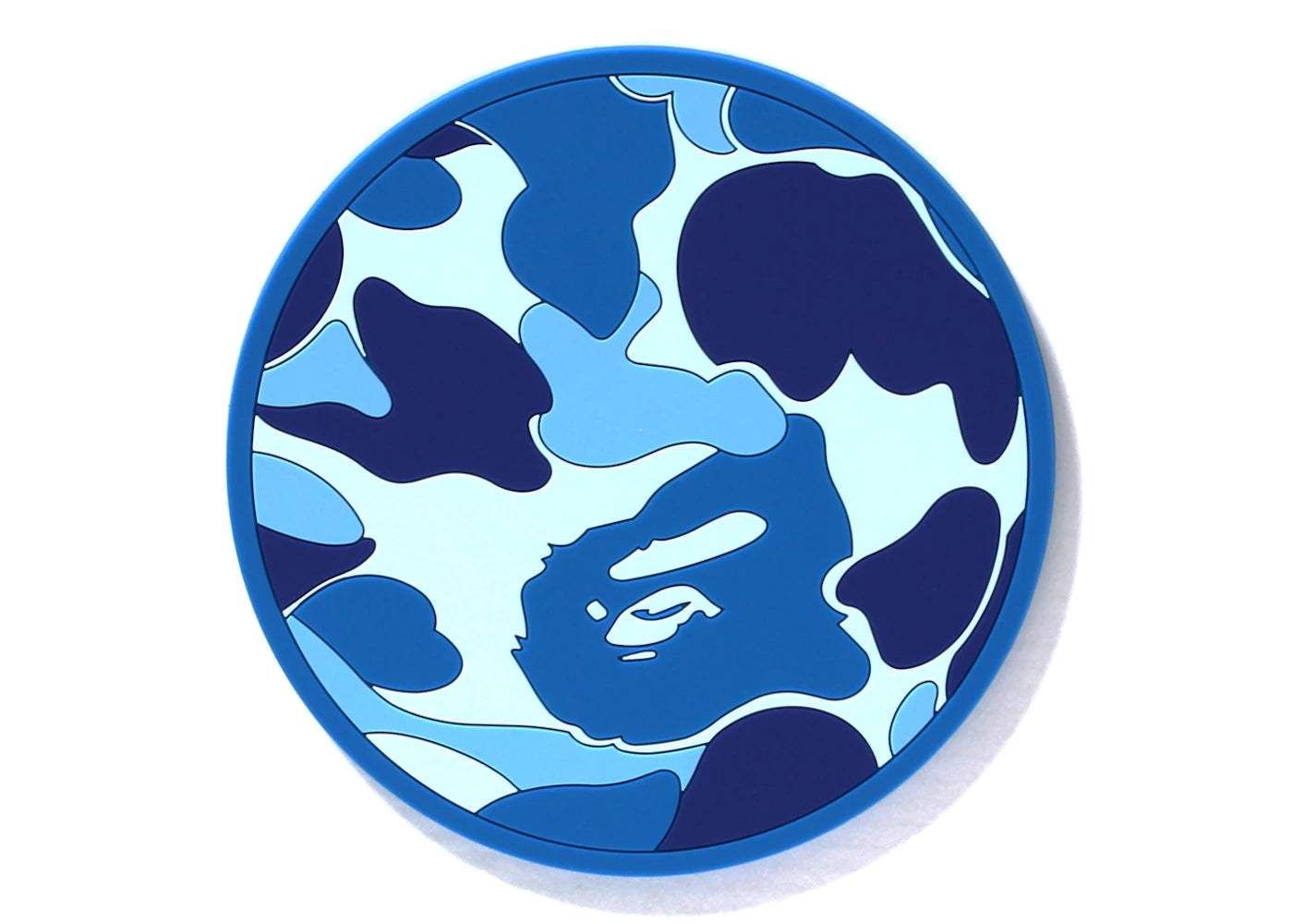 BAPE ABC Camo Rubber Coaster Blue