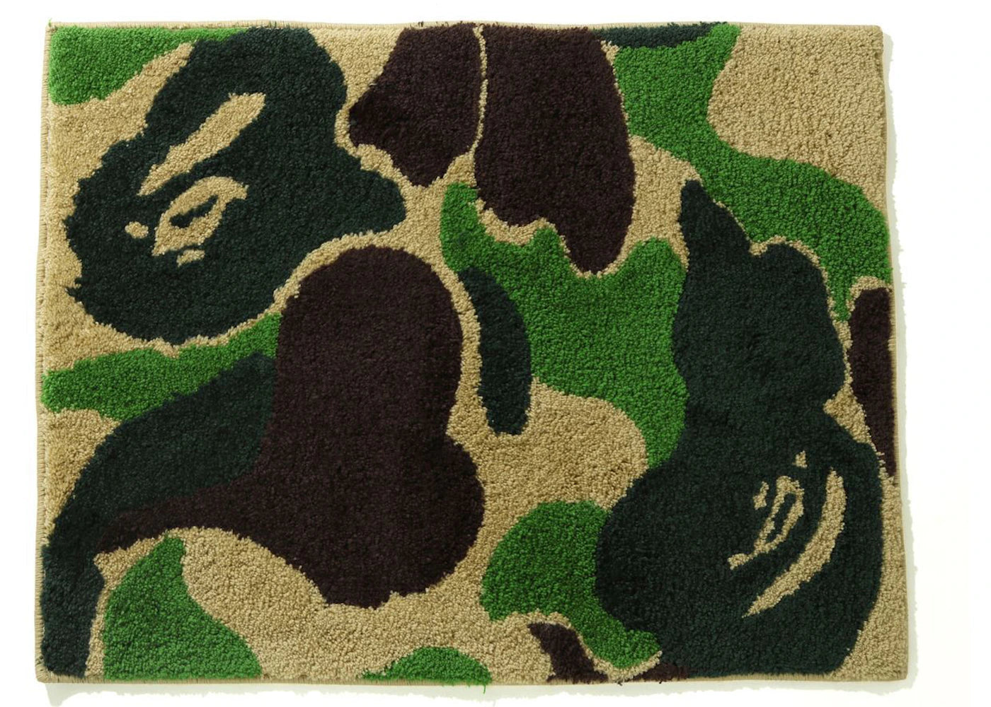 BAPE ABC Camo Rug Small Mat Green