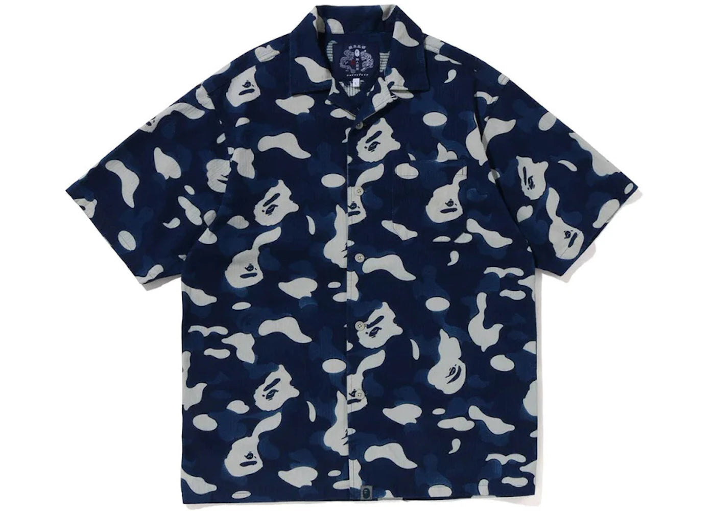 BAPE ABC Camo S/S Shirt Indigo