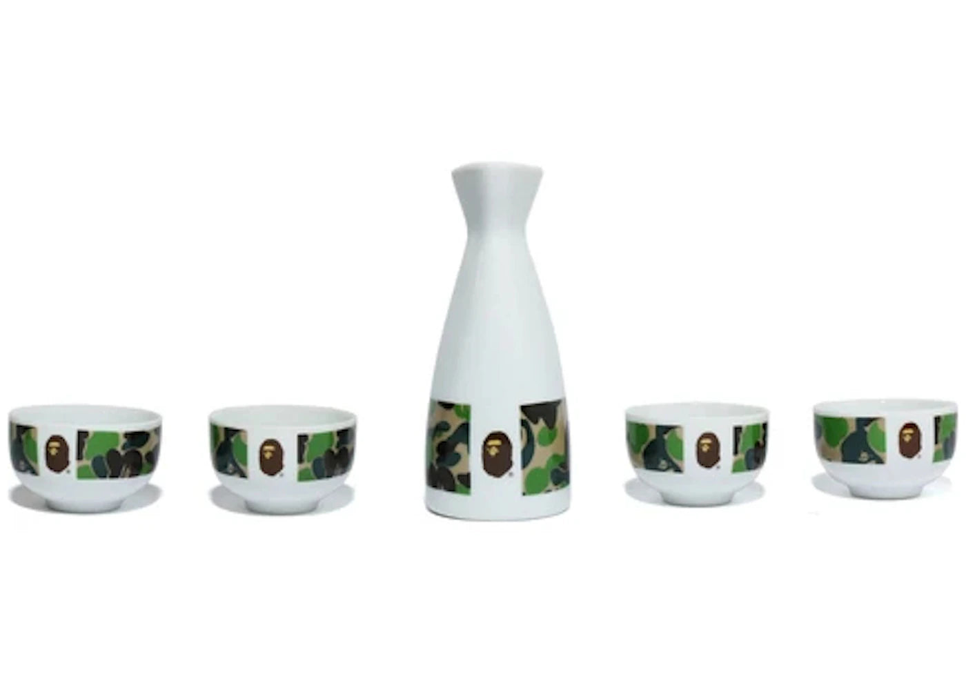BAPE ABC Camo Sake Set Green