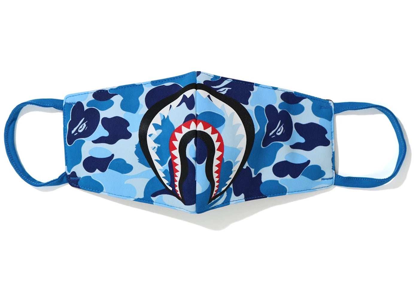 BAPE ABC Camo Shark Mask (SS20) Blue