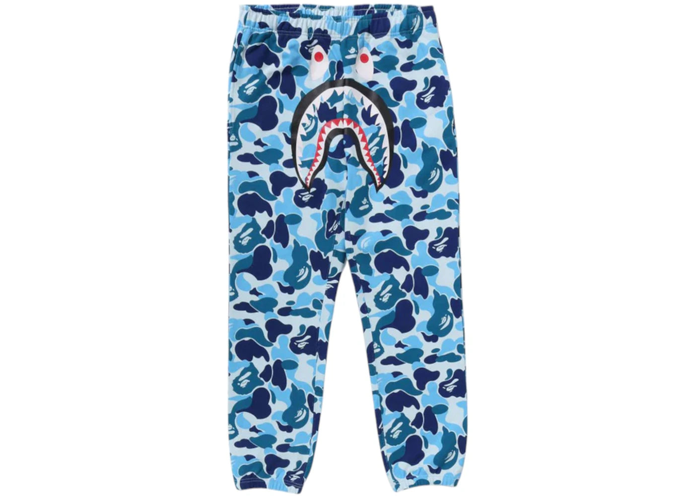 BAPE ABC Camo Shark Regular Fit Sweat Pants Blue