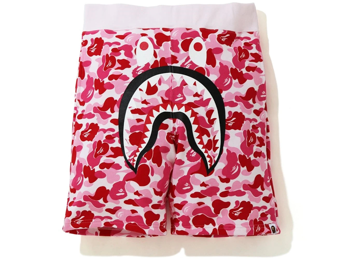 BAPE ABC Camo Shark Sweatshorts Pink