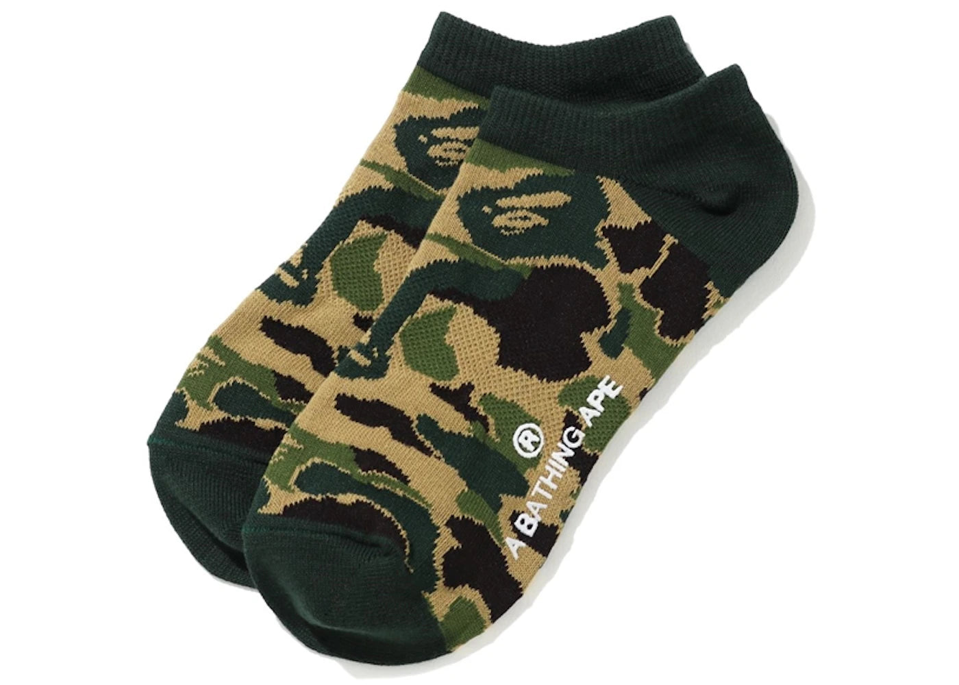 BAPE ABC Camo Short Socks (SS20) Green