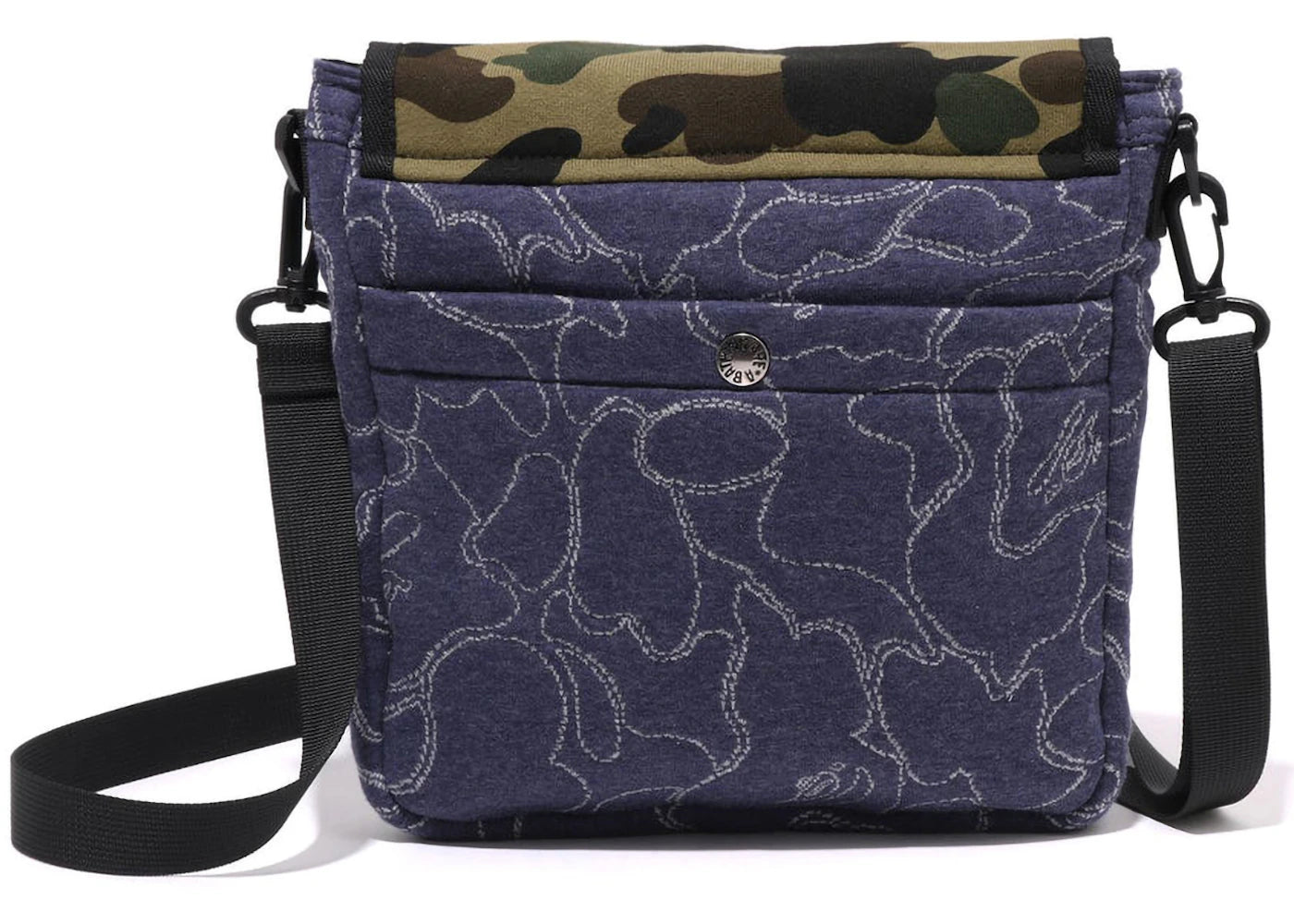 BAPE ABC Camo Shoulder Bag Navy