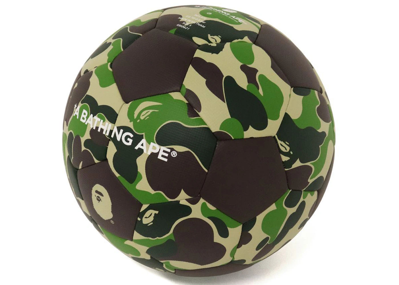 BAPE ABC Camo Soccer Ball Green