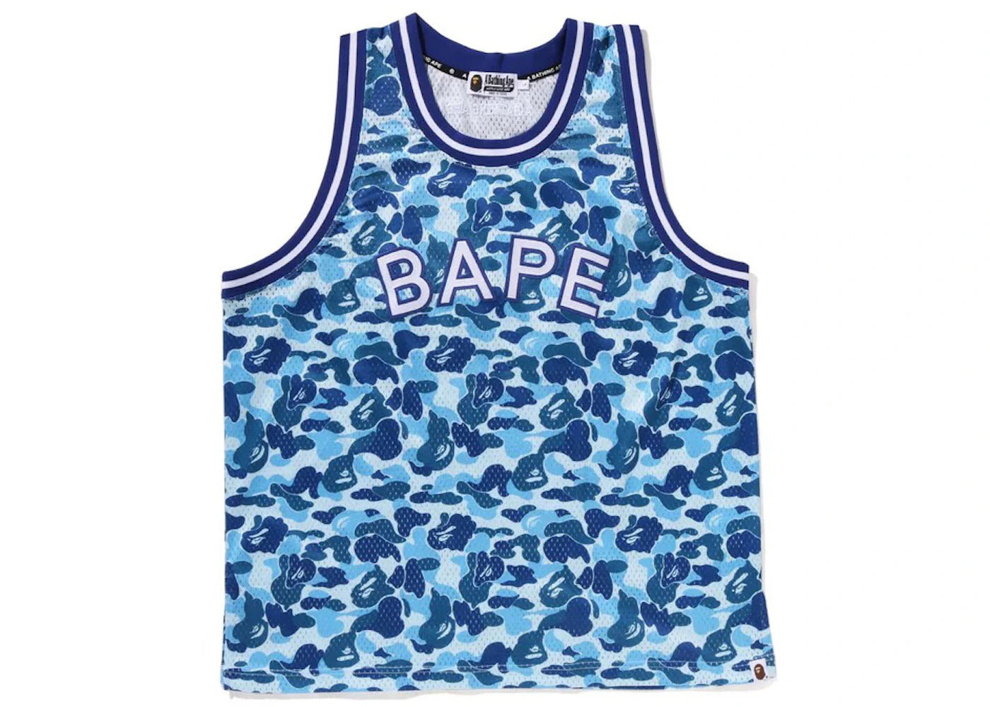 BAPE ABC Camo Tank Top Blue