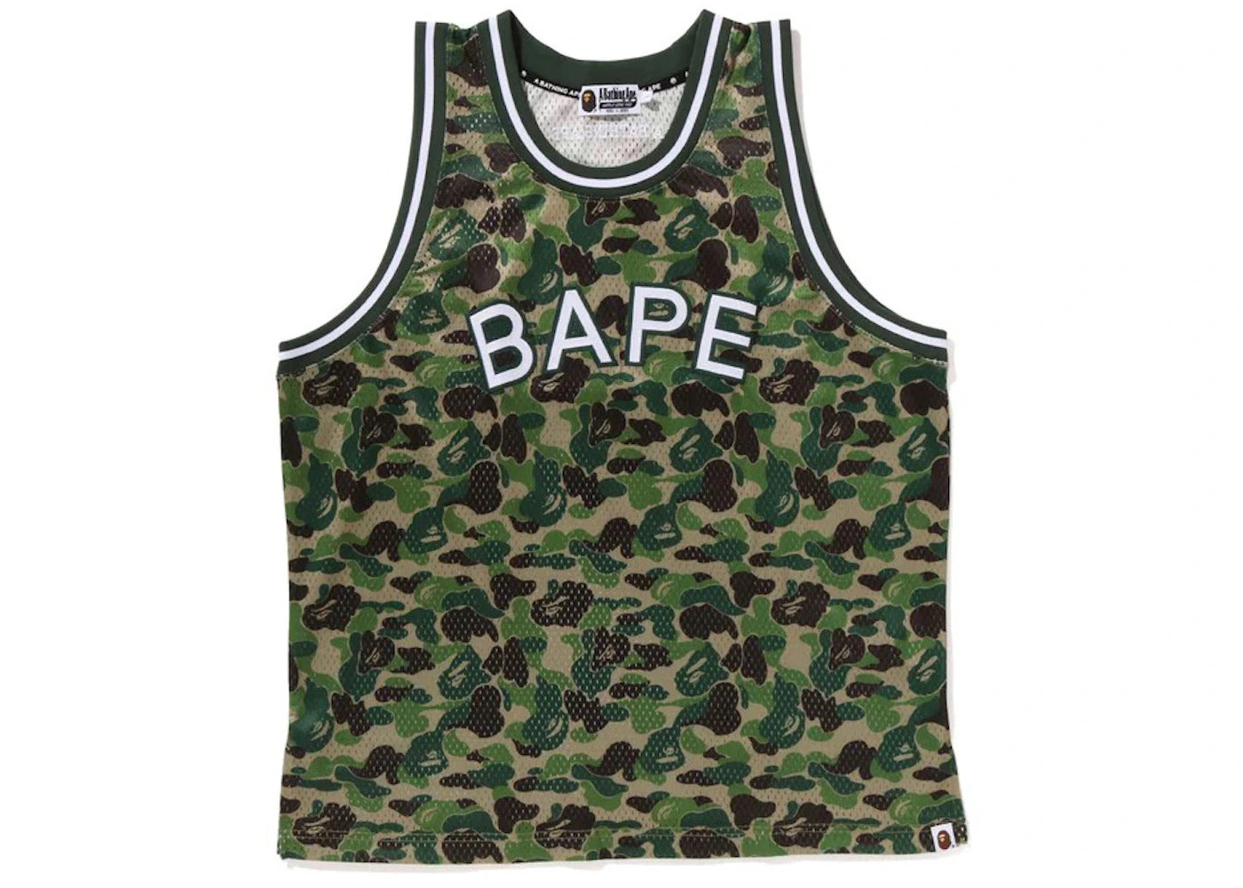 BAPE ABC Camo Tank Top Green