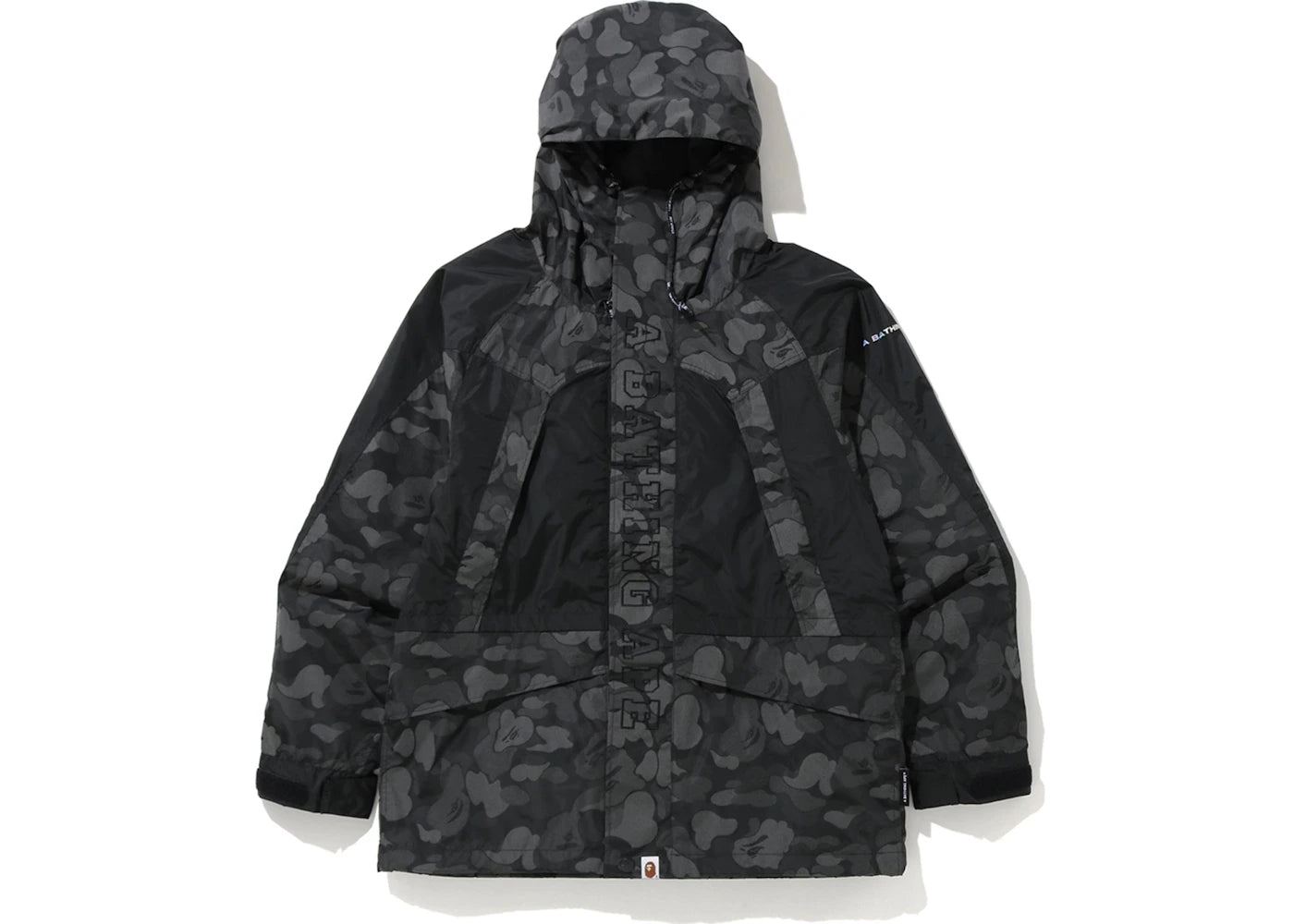 BAPE ABC Dot Reflective Camo Snowboard Jacket Black