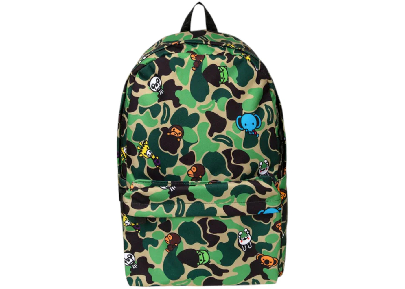 BAPE ABC Milo All Friends Large Backpack (SS25) Green – Side Kicks