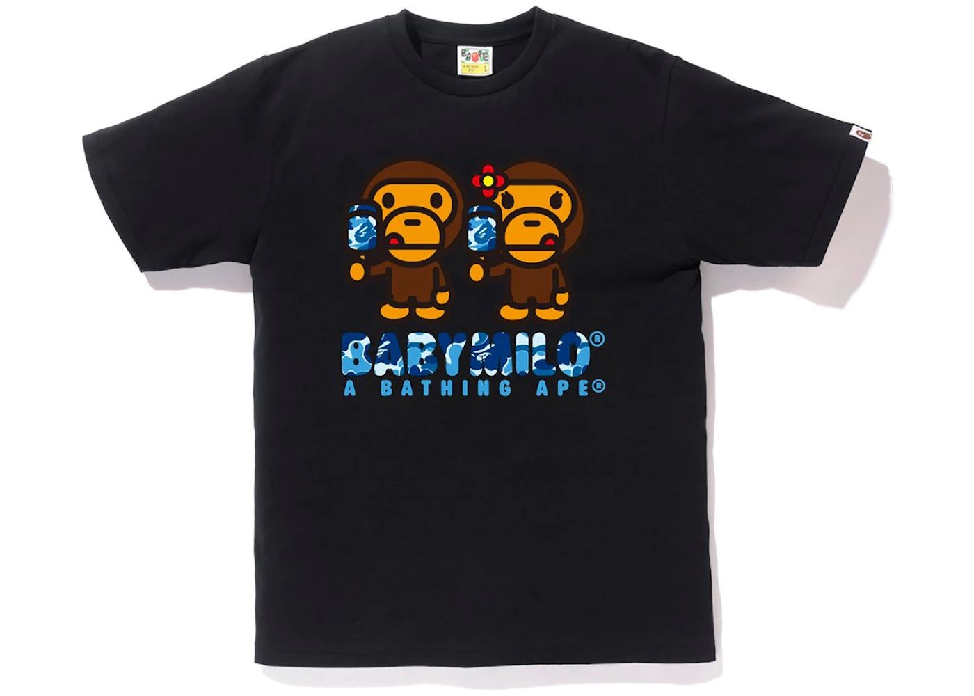 BAPE ABC Milo Ice Pop Summer Tee Black/Blue