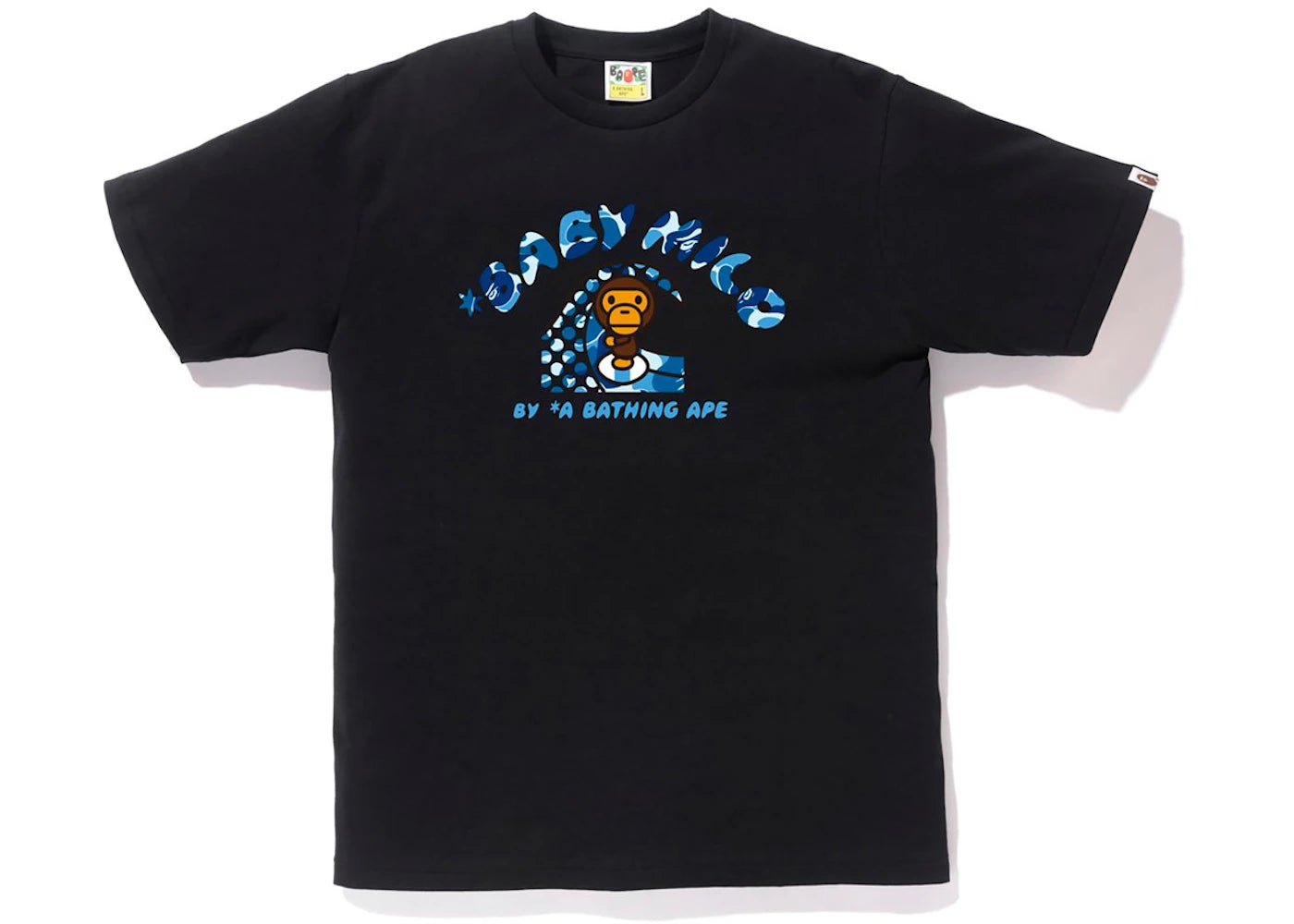 BAPE ABC Milo Surfing Summer Tee Black/Blue