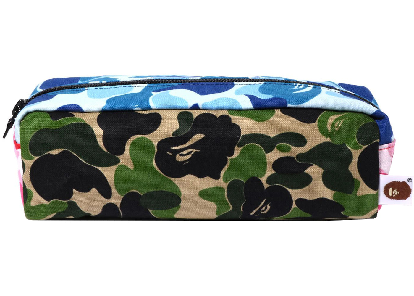 BAPE ABC Mix Camo Flight Pouch Multi