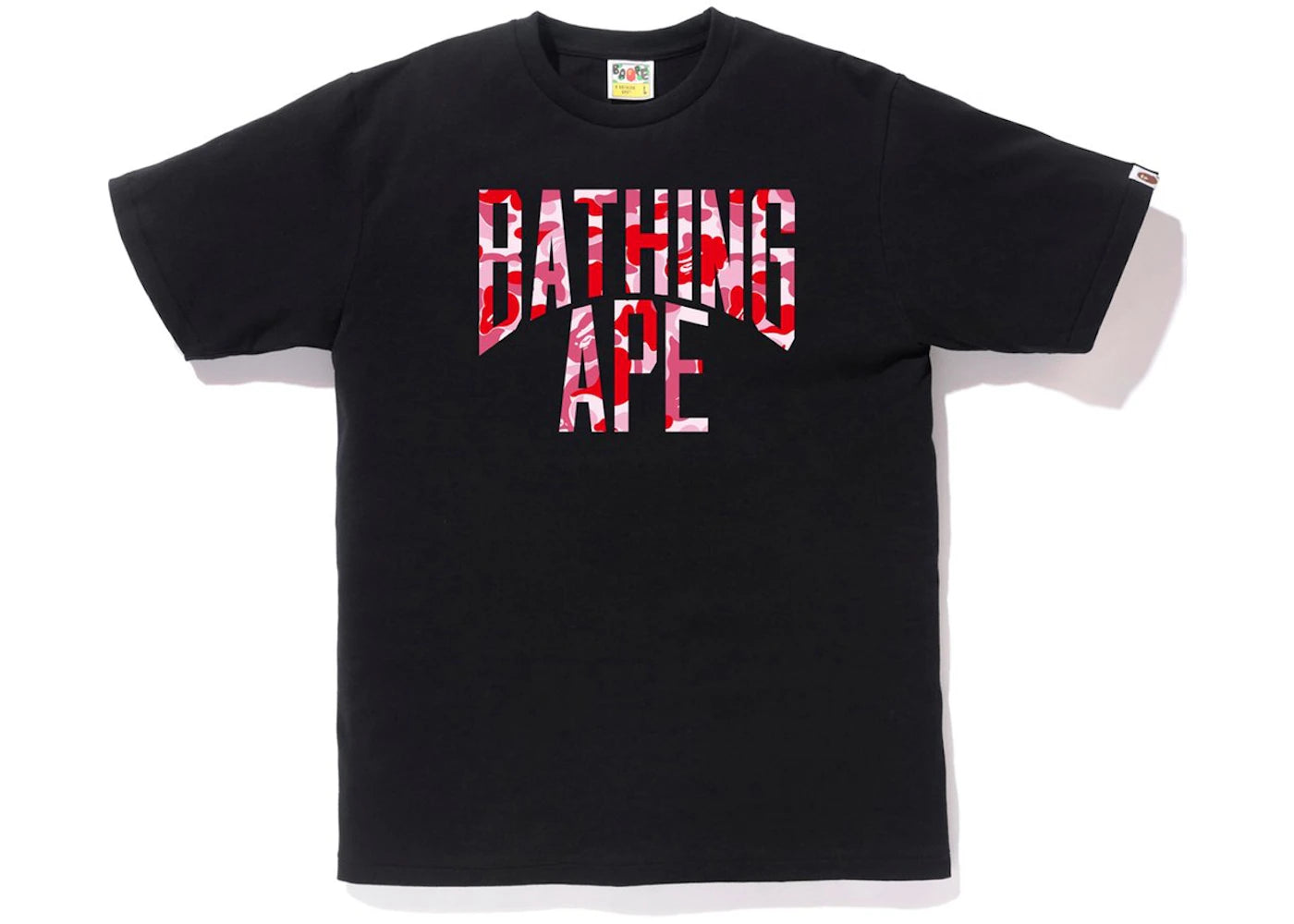 BAPE ABC NYC Logo Tee Black/Pink