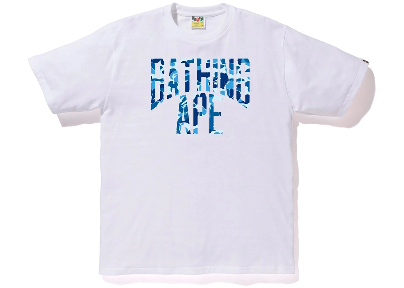 BAPE ABC NYC Logo Tee White/Blue