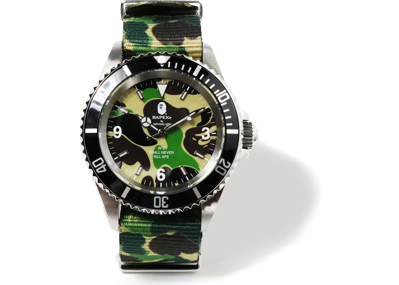 BAPE ABC Belt Type 1 Bapex Watch Green