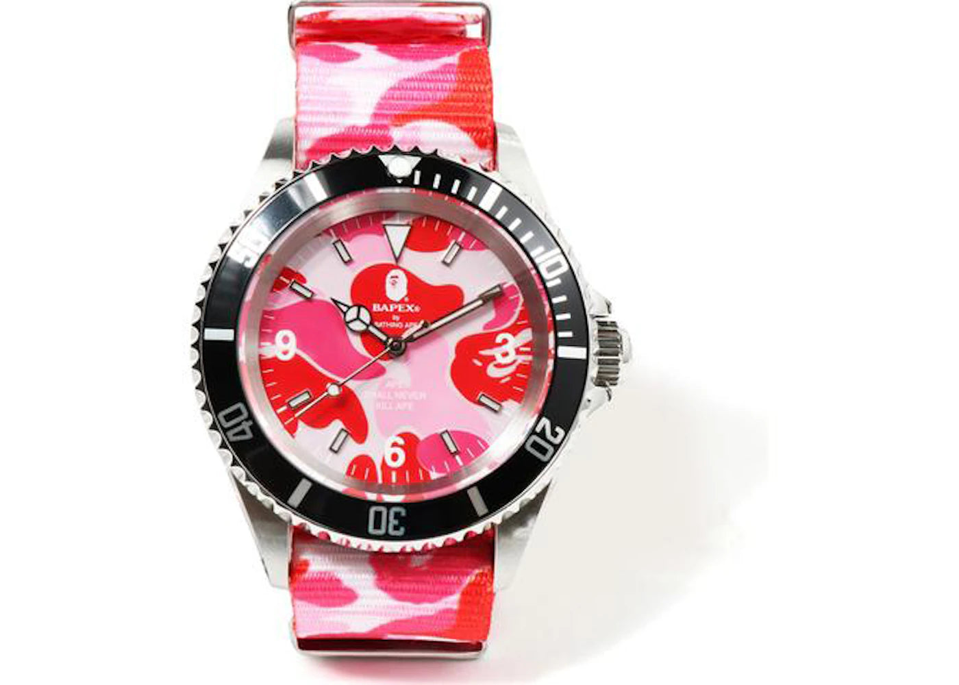 BAPE ABC Belt Type 1 Bapex Watch Pink